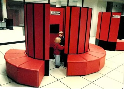 A Cray supercomputer featuring comfortable seating.
